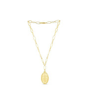 Petite Pendant Bracelet Oval Cross / Romans 5:8