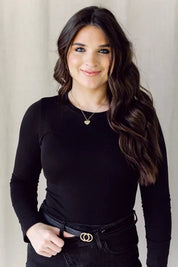 Petite Pendant Necklace Heart / 1 Corinthians 13:13