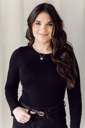 Petite Pendant Necklace Heart / 1 Corinthians 13:13