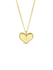 Petite Pendant Necklace Heart / 1 Corinthians 13:13
