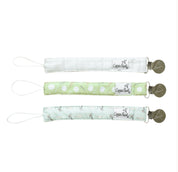 Knit Binky Clip 3 Pack- Bogey