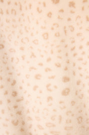 PJ Salvage Luxe Champagne Leopard Plush Robe
