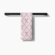 Tea Towel - Festive Candy Canes