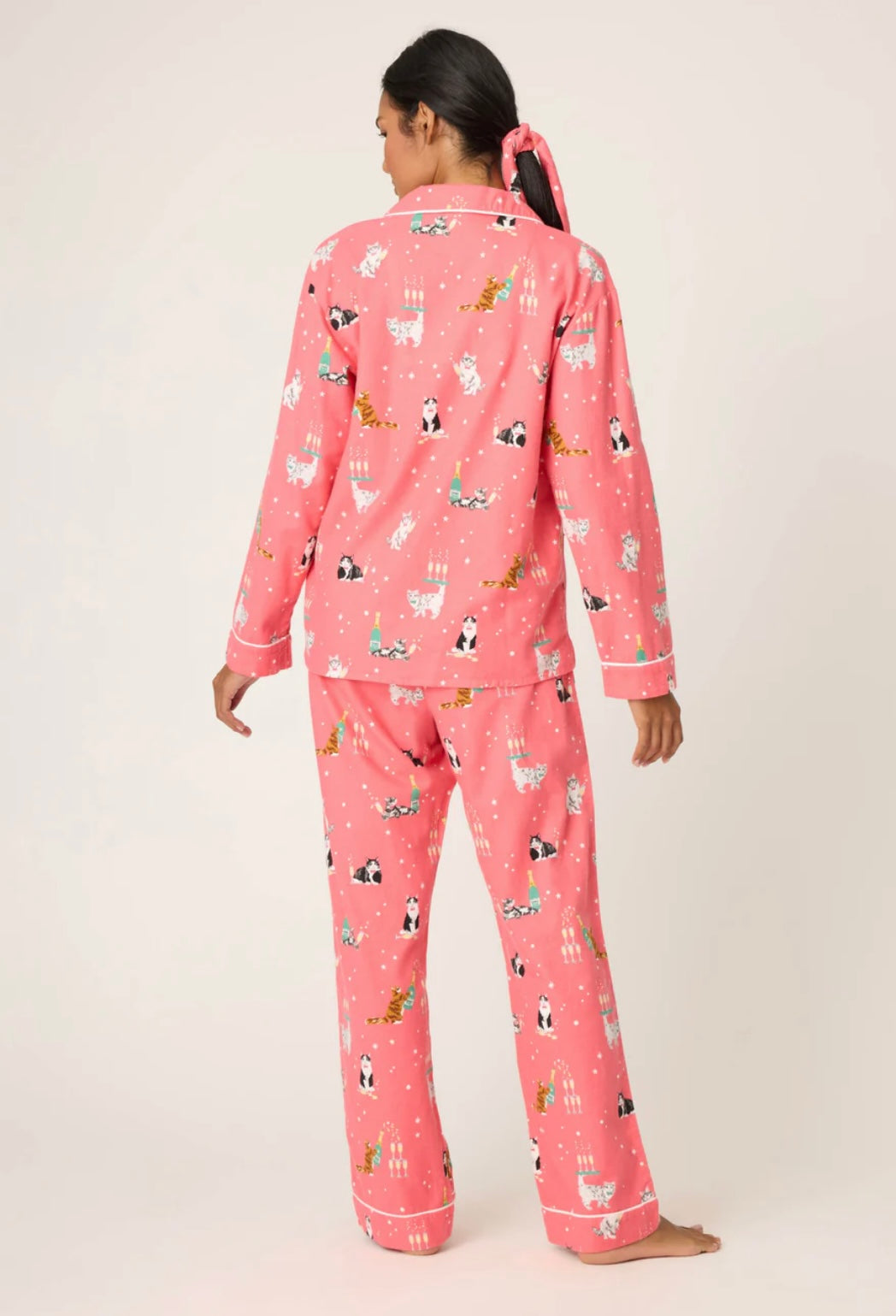 PJ Salvage Let's Get Fizzical 3-Piece Flannel PJ Set