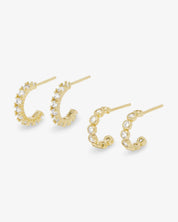 They're So Cute Huggie Set- Gold