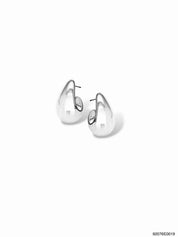 Nia Hoop- White Gold