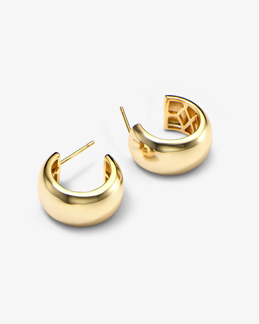 She's So Smooth Baby Hoops - Gold