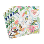 Caspari Cocktail Napkin - Hummingbird Trellis