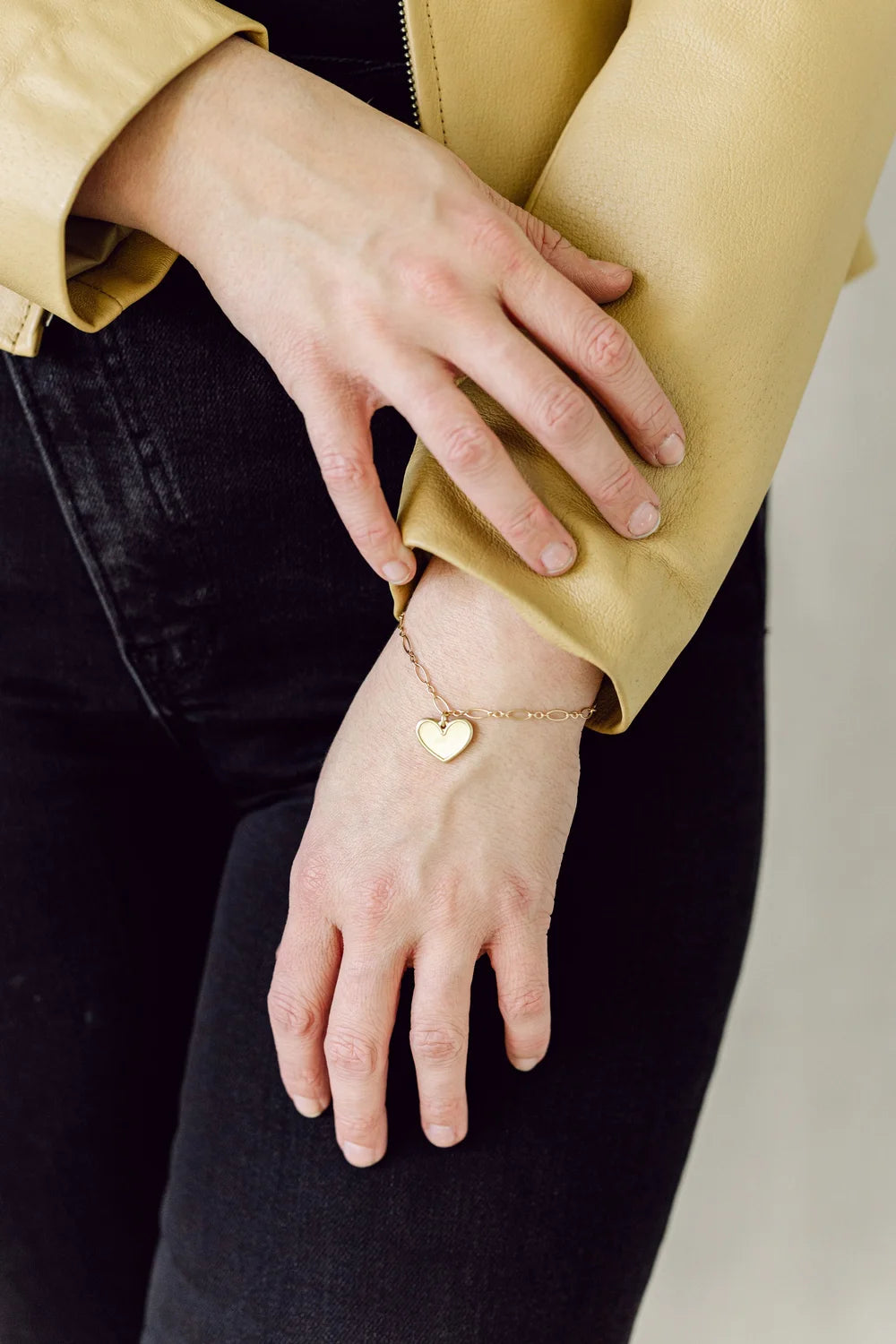 Petite Pendant Bracelet Heart / 1 Corinthians 13:13