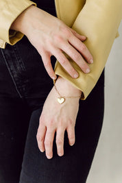 Petite Pendant Bracelet Heart / 1 Corinthians 13:13