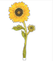 Acrylic Flower Sunflower- Large