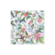 Caspari Cocktail Napkin - Hummingbird Trellis