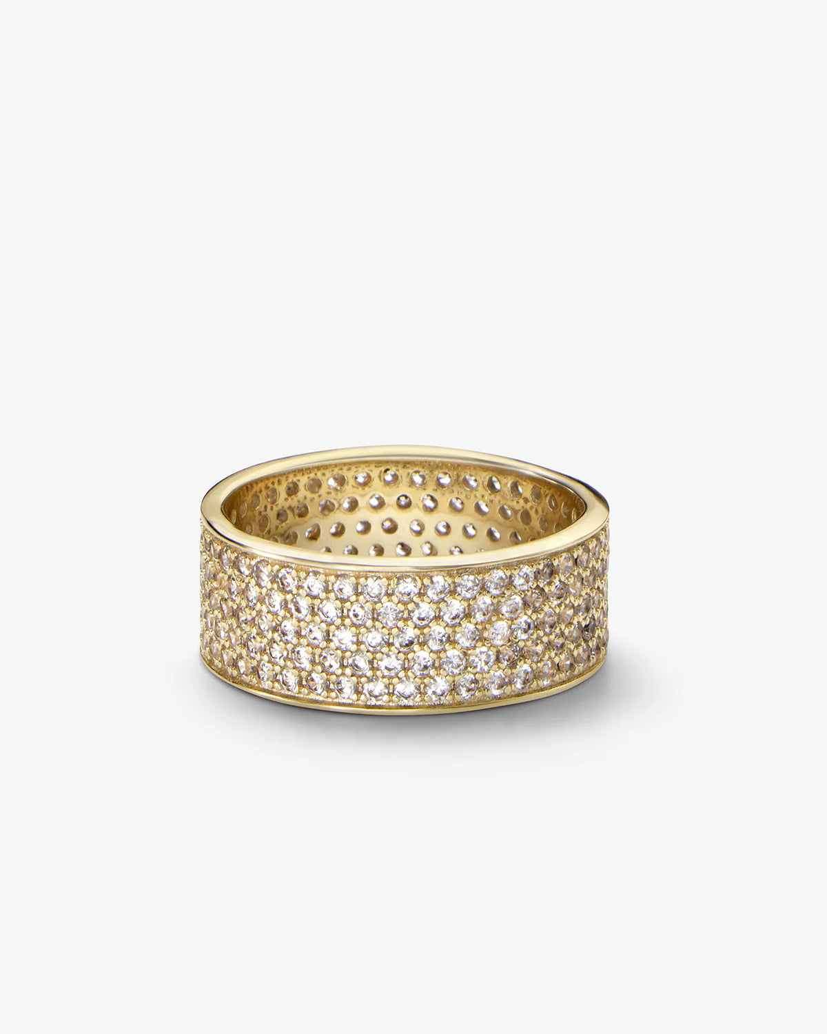 Slick Pavé Ring - Gold