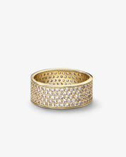 Slick Pavé Ring - Gold