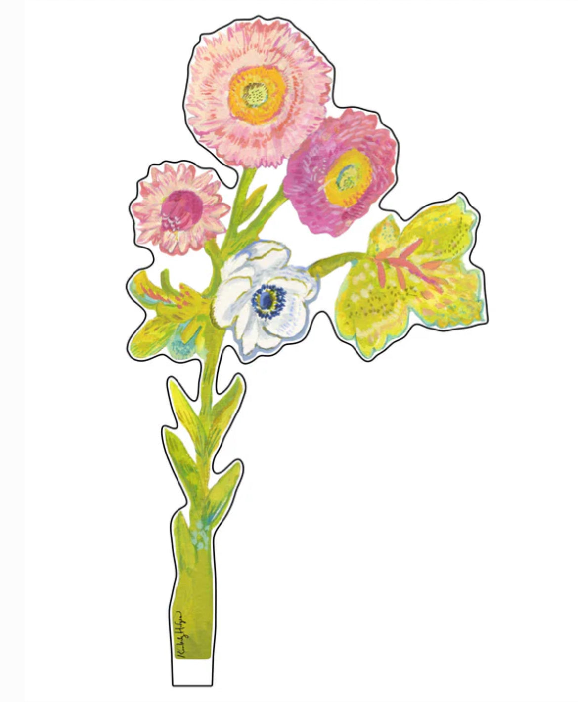 Acrylic Flower Strawflower- Small