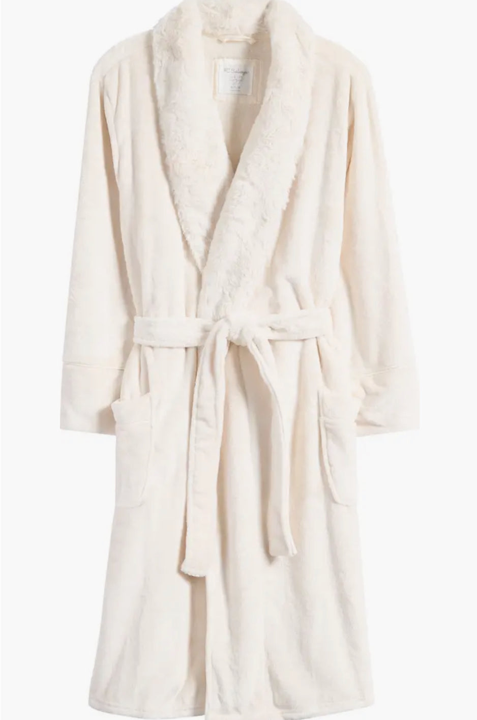 PJ Salvage Luxe Natural Plush Robe