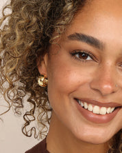 She's So Smooth Baby Hoops - Gold