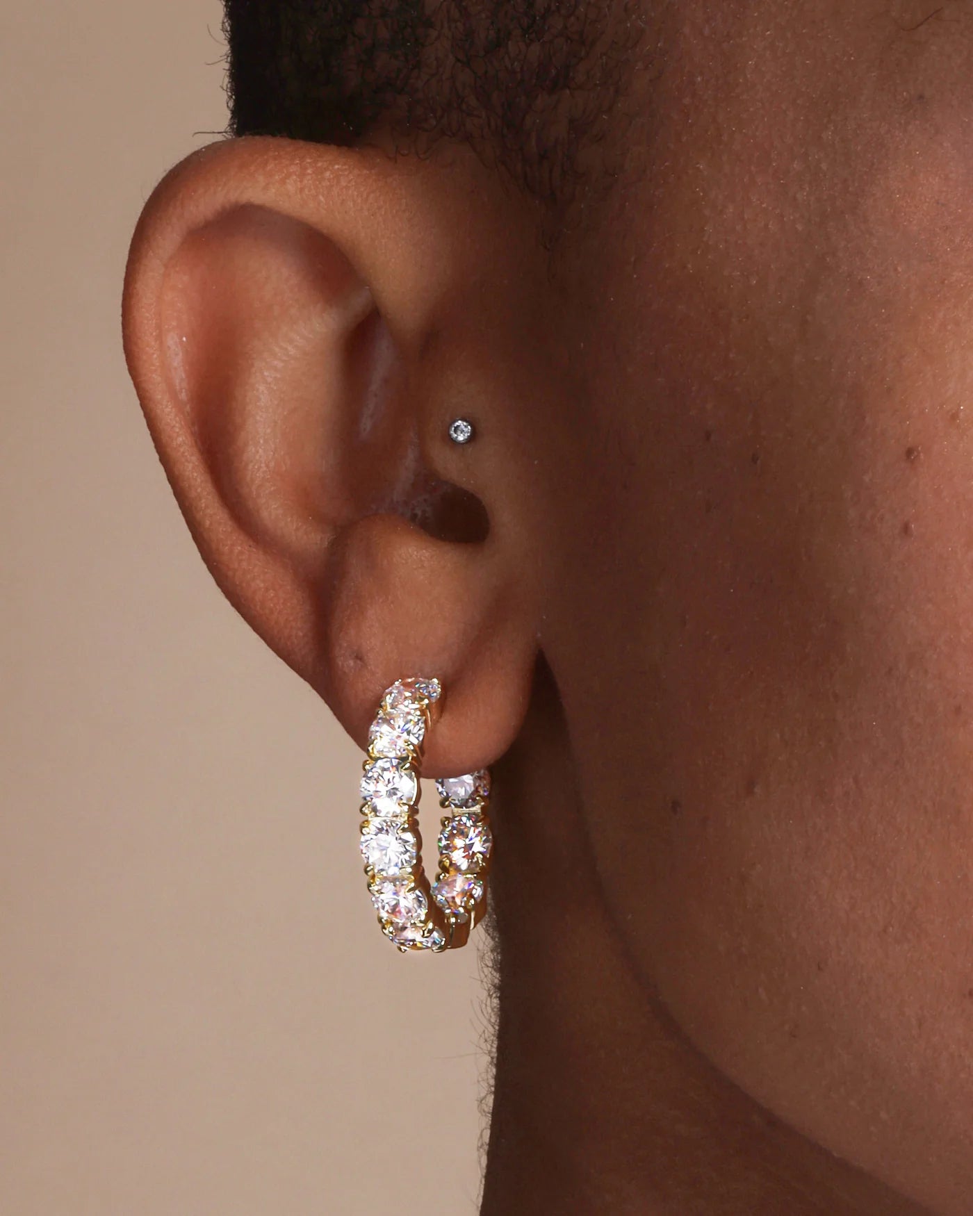 Oh She Fancy 1” Hoops-Gold