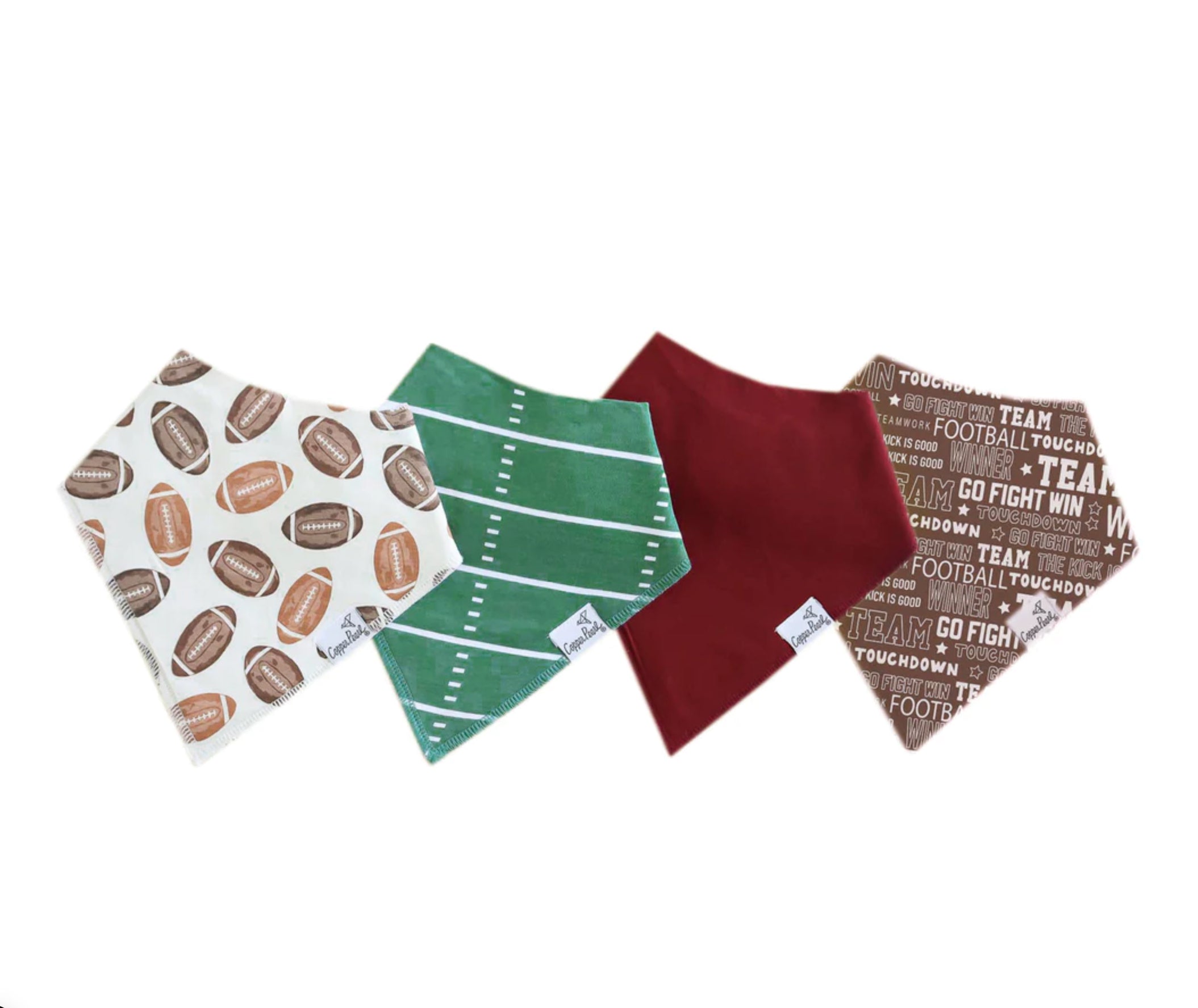 Bandana Bib Set of 4- Blitz