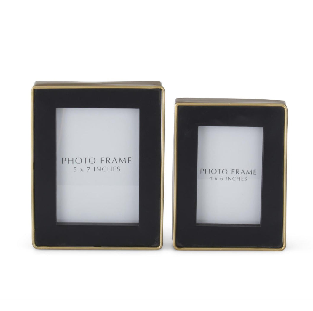 Gold & Black Metal Modern Frames- 2 Sizes