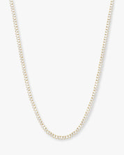 Baby Not Your Basic Tennis Necklace 18”