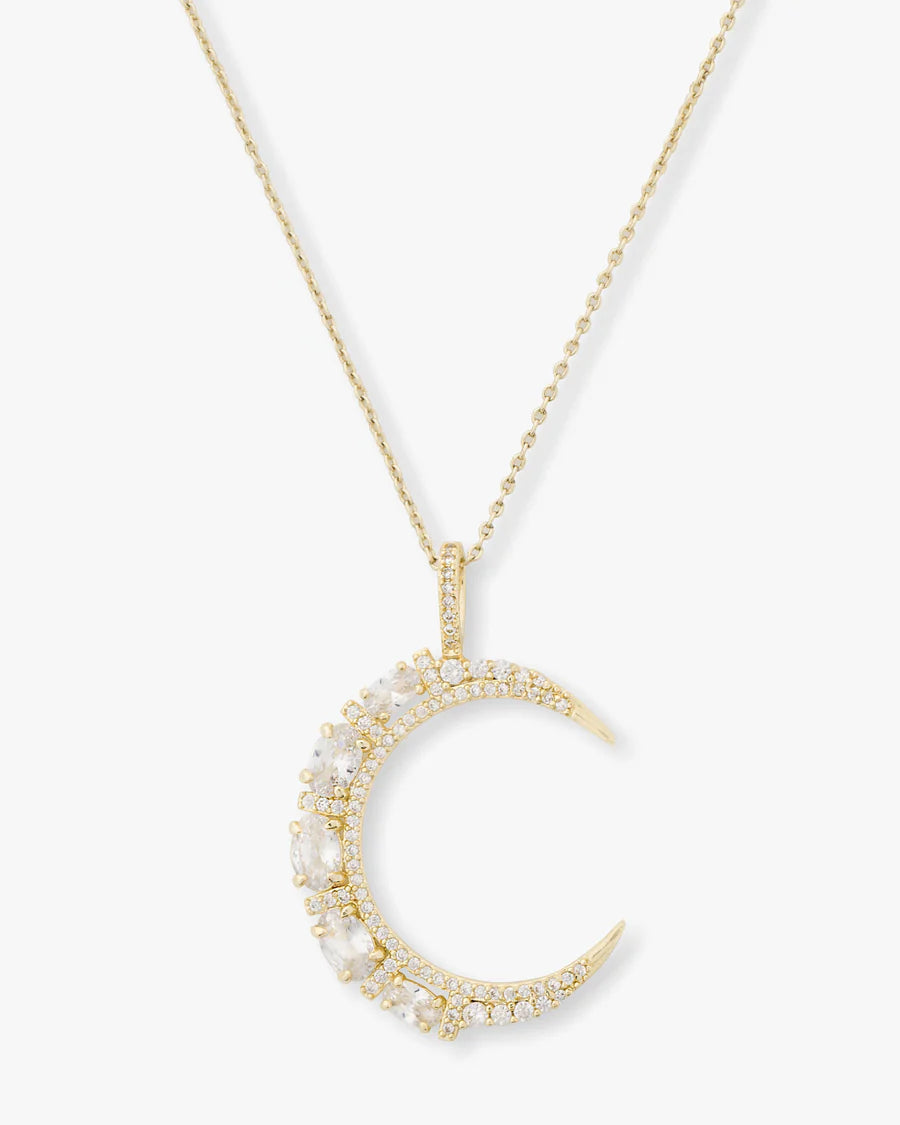 She’s An Icon Moon Necklace