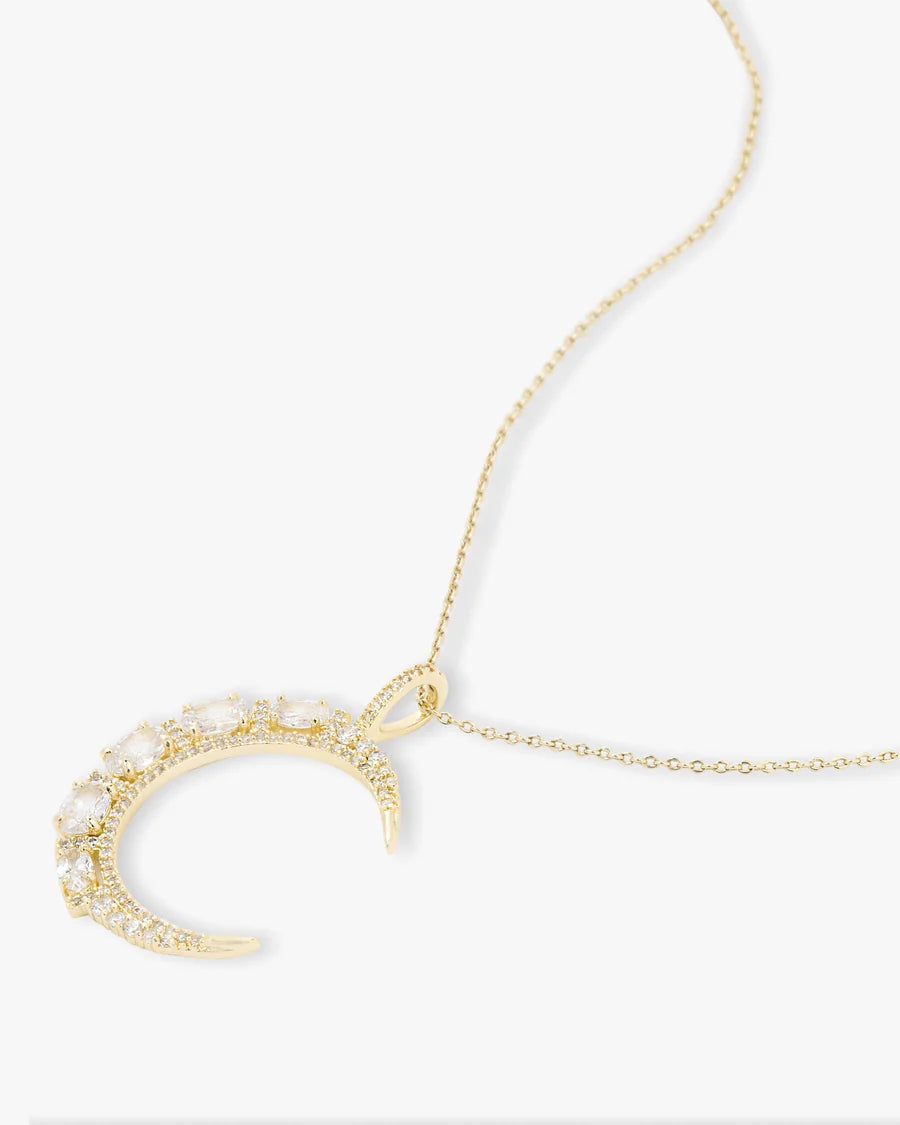 She’s An Icon Moon Necklace