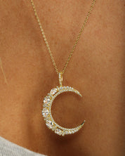 She’s An Icon Moon Necklace