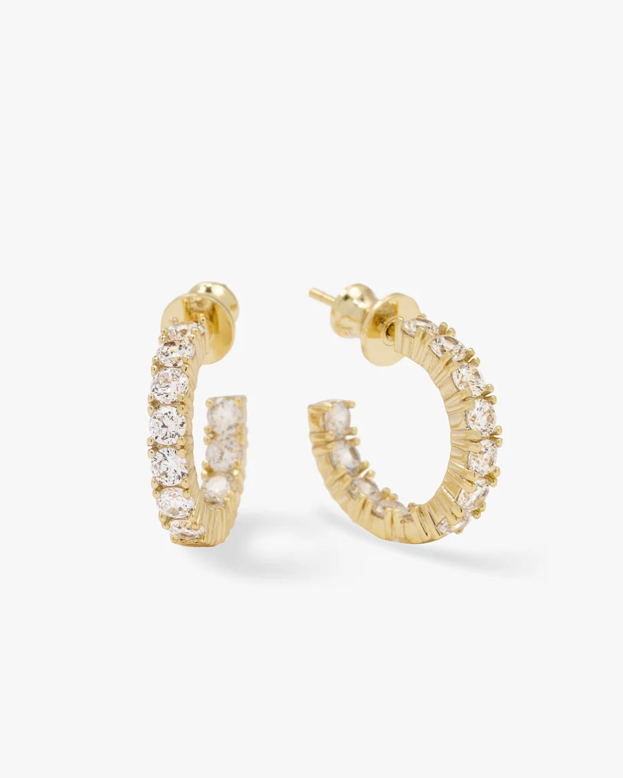 She’s A Classic .75 Hoops - Gold