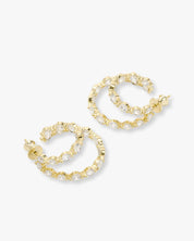 She’s An Icon Double Hoops - Gold