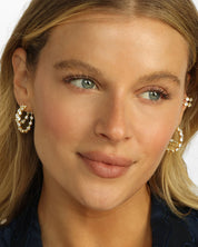 She’s An Icon Double Hoops - Gold