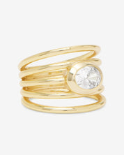 She’s A Boss Stacked Ring - Gold