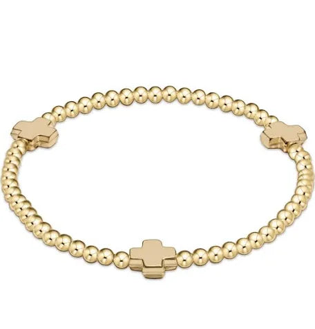 Signature Cross Gold Pattern- Gold