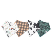 Bandana Bib Set of 4- Jo
