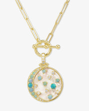 Sweet Dreams Samantha Chain Necklace Blue Opal Ombré