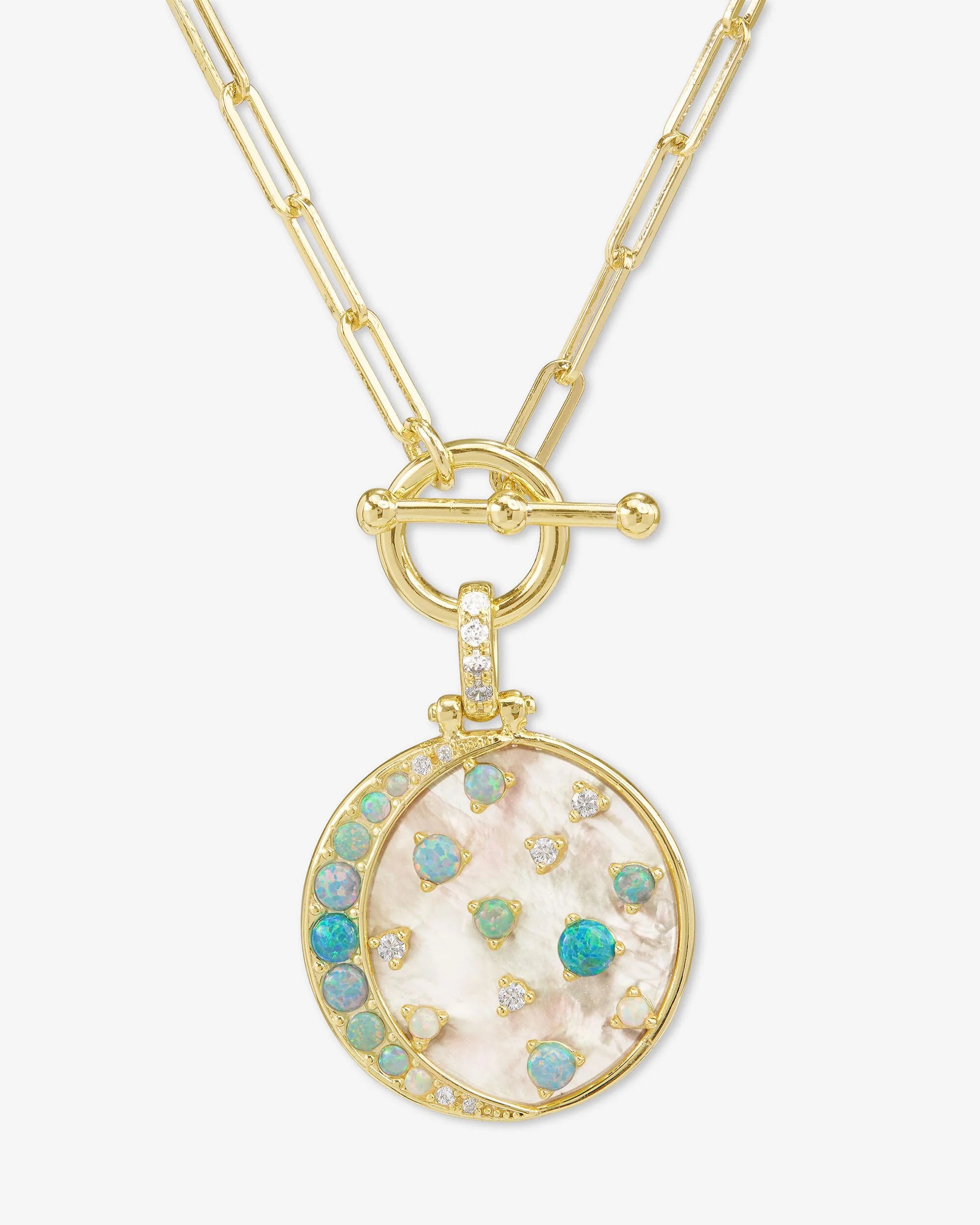 Sweet Dreams Samantha Chain Necklace Blue Opal Ombré