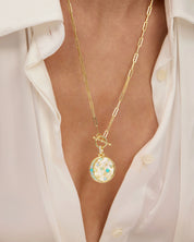 Sweet Dreams Samantha Chain Necklace Blue Opal Ombré