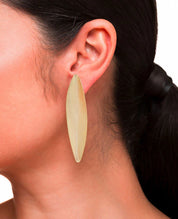 Solstice Earrings- Brushed Gold
