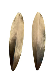 Solstice Earrings- Brushed Gold