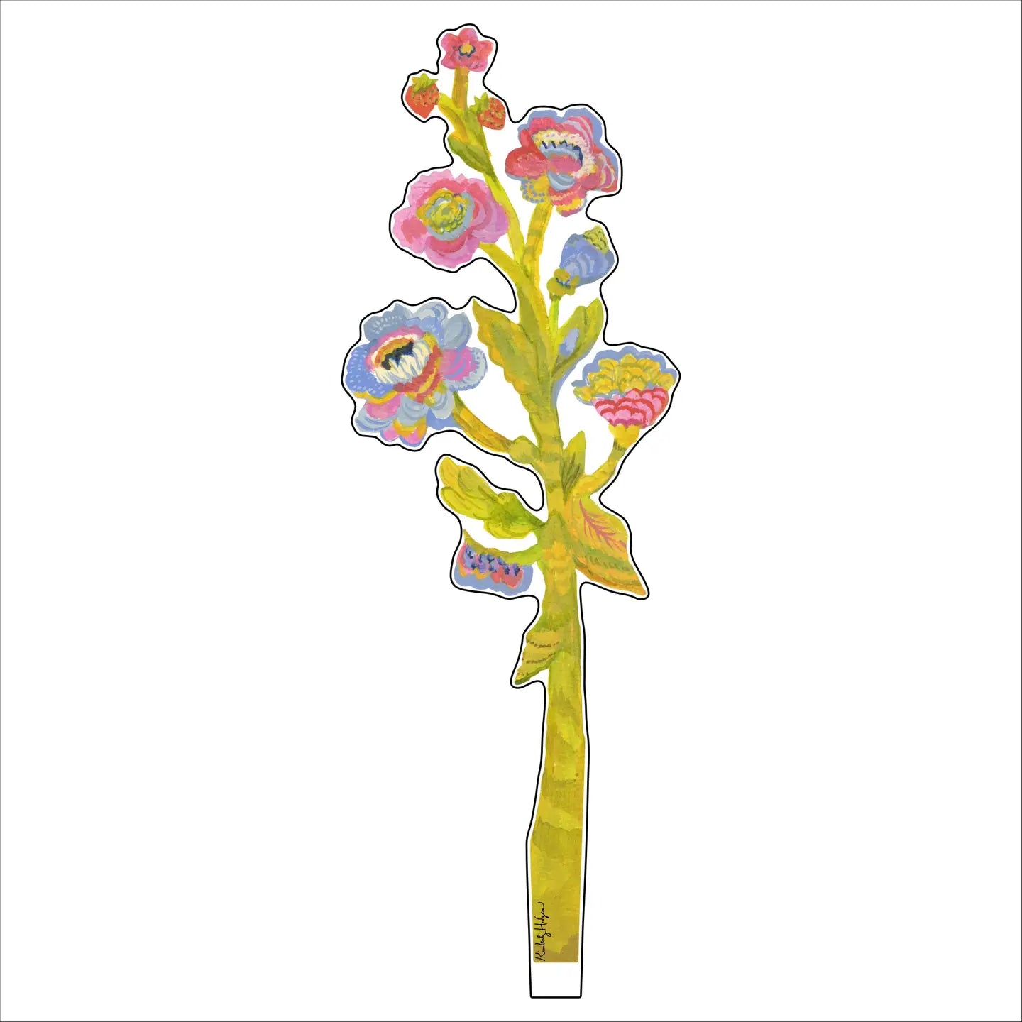 Acrylic Flower Strawberry Stalk- Small