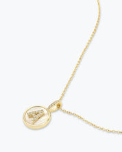 Baby Love Letters Medallion Necklace
