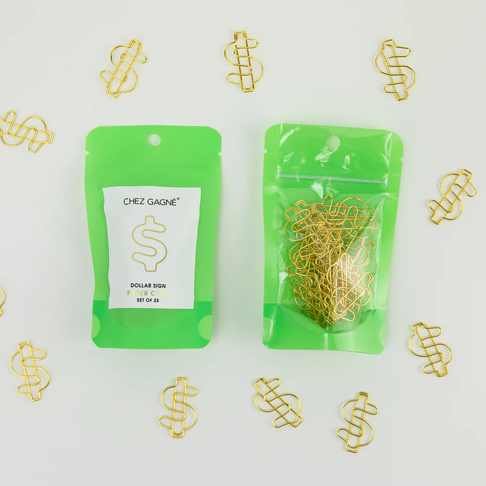 Paper Clip Pack -Dollar Sign Pack of 25