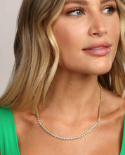 Baroness Tennis Necklace 18"