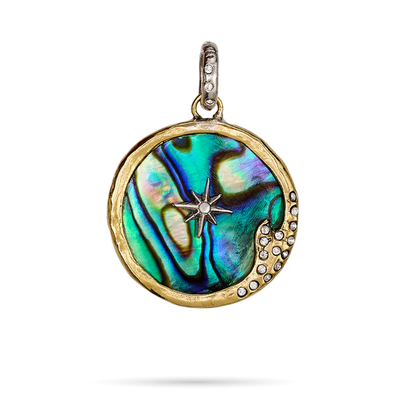 Sea Is Always Home Abalone Pendant
