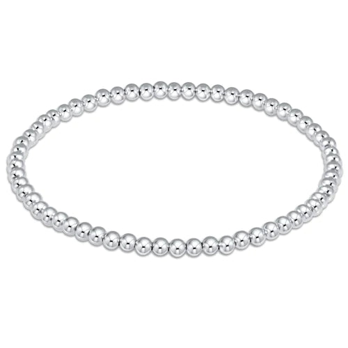 Sterling Silver Classic 3mm Bead Bracelet