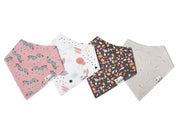 Bandana Bib Set of 4- Zella