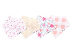Bandana Bib Set of 4- June