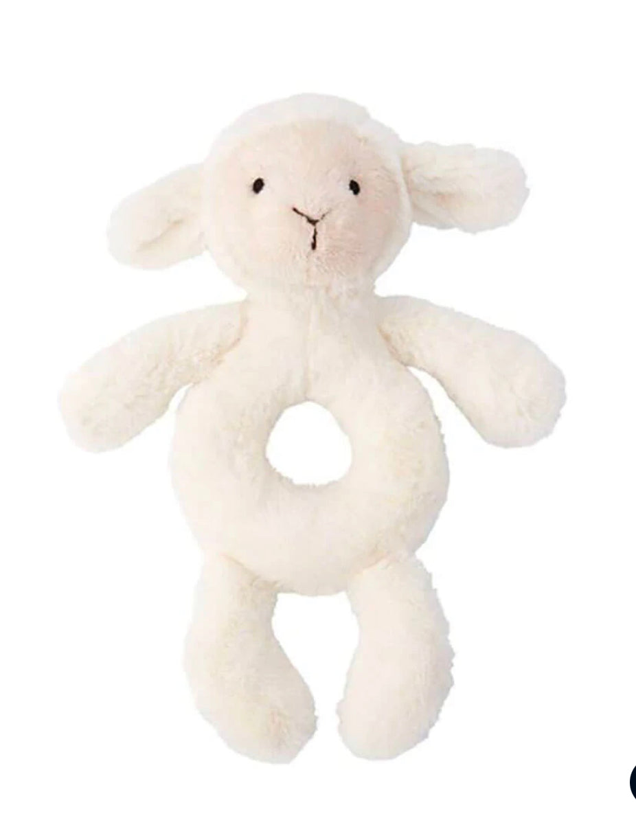 Bashful Lamb Ring Rattle