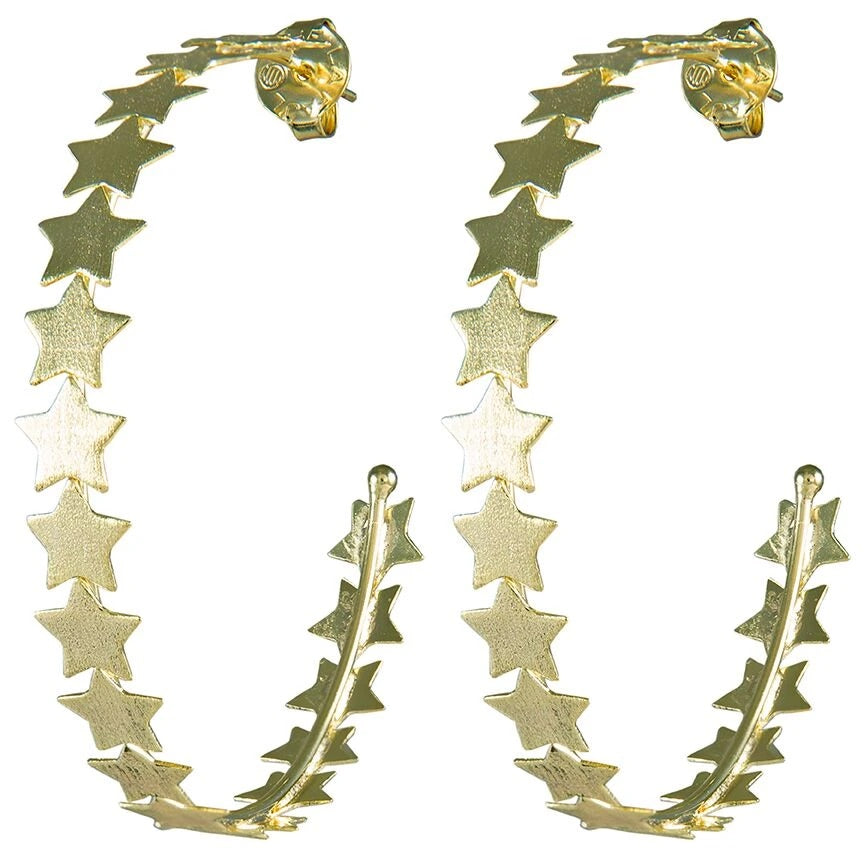 Small Corona Star Hoop