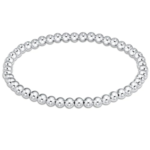 Sterling Silver Classic 4mm Bead Bracelet
